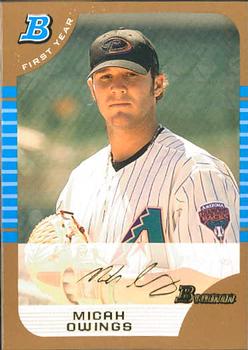 2005 Bowman Draft Picks & Prospects - Gold #BDP108 Micah Owings Front