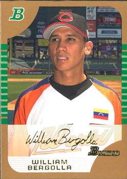 2005 Bowman Draft Picks & Prospects - Gold #BDP141 William Bergolla Front