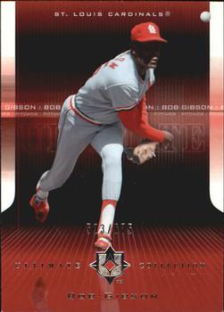 2004 Upper Deck Ultimate Collection #4 Bob Gibson Front