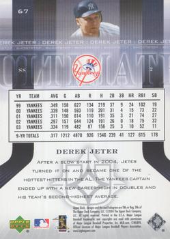 2004 Upper Deck Ultimate Collection #67 Derek Jeter Back