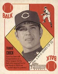 2005 Bowman Heritage - ‘51 Topps Heritage Blue Backs #6 Travis Chick Front