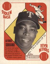 2005 Bowman Heritage - ‘51 Topps Heritage Blue Backs #7 Alfonso Soriano Front