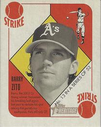 2005 Bowman Heritage - ‘51 Topps Heritage Blue Backs #13 Barry Zito Front