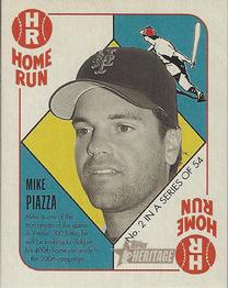 2005 Bowman Heritage - ‘51 Topps Heritage Red Backs #2 Mike Piazza Front