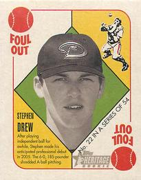 2005 Bowman Heritage - ‘51 Topps Heritage Red Backs #22 Stephen Drew Front