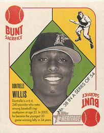 2005 Bowman Heritage - ‘51 Topps Heritage Red Backs #38 Dontrelle Willis Front