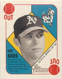 2005 Bowman Heritage - ‘51 Topps Heritage Red Backs #44 Rich Harden Front