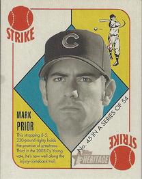 2005 Bowman Heritage - ‘51 Topps Heritage Red Backs #45 Mark Prior Front