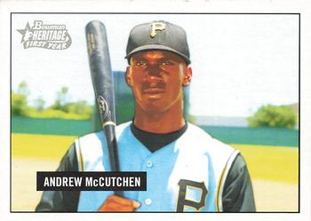2005 Bowman Heritage - Draft Pick Variation #330 Andrew McCutchen Front