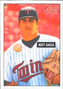 2005 Bowman Heritage - Draft Pick Variation #338 Matt Garza Front