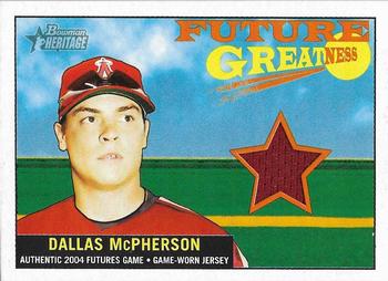 2005 Bowman Heritage - Future Greatness Jersey Relics #FG-DM Dallas McPherson Front