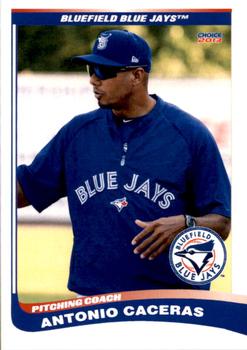 2013 Choice Bluefield Blue Jays #35 Antonio Caceres Front
