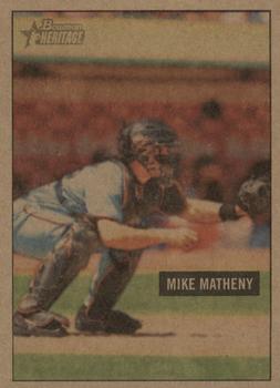 2005 Bowman Heritage - Mahogany #90 Mike Matheny Front