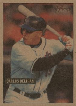 2005 Bowman Heritage - Mahogany #108 Carlos Beltran Front