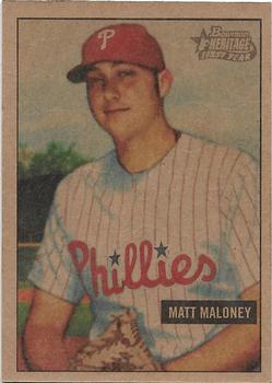 2005 Bowman Heritage - Mahogany #281 Matt Maloney Front