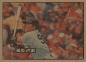 2005 Bowman Heritage - Mahogany #310 Hideki Matsui Front