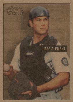 2005 Bowman Heritage - Mahogany #325 Jeff Clement Front