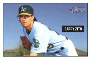 2005 Bowman Heritage - Mini #57 Barry Zito Front