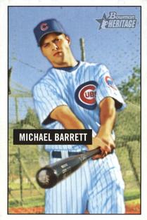 2005 Bowman Heritage - Mini #138 Michael Barrett Front