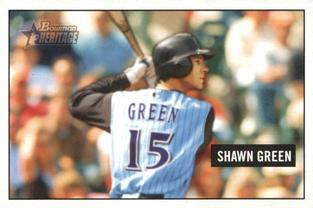 2005 Bowman Heritage - Mini #167 Shawn Green Front