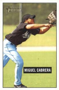 2005 Bowman Heritage - Mini #194 Miguel Cabrera Front
