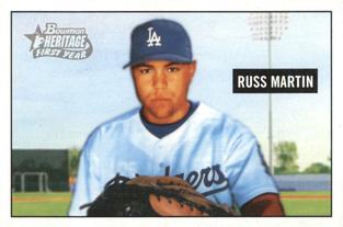 2005 Bowman Heritage - Mini #259 Russell Martin Front