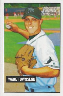 2005 Bowman Heritage - Mini #261 Wade Townsend Front