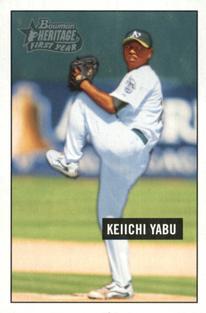 2005 Bowman Heritage - Mini #266 Keiichi Yabu Front