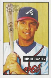 2005 Bowman Heritage - Mini #277 Luis Hernandez Front