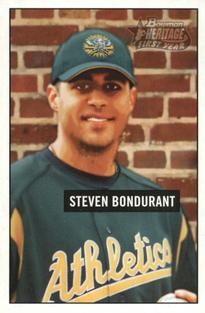 2005 Bowman Heritage - Mini #288 Steven Bondurant Front