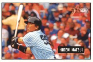 2005 Bowman Heritage - Mini #310 Hideki Matsui Front