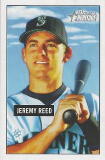 2005 Bowman Heritage - Mini #311 Jeremy Reed Front