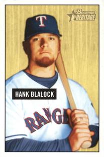 2005 Bowman Heritage - Mini #320 Hank Blalock Front
