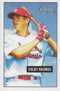 2005 Bowman Heritage - Mini #339 Colby Rasmus Front