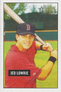 2005 Bowman Heritage - Mini #346 Jed Lowrie Front