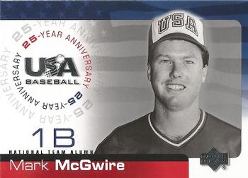 2004 Upper Deck USA 25th Anniversary #USA-126 Mark McGwire Front