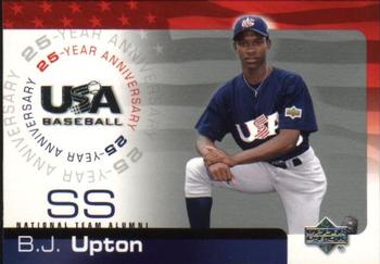 2004 Upper Deck USA 25th Anniversary #USA-180 B.J. Upton Front