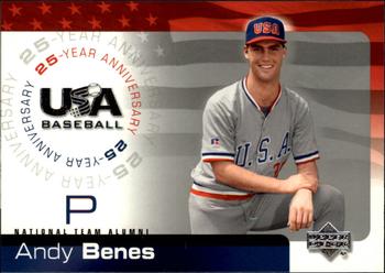 2004 Upper Deck USA 25th Anniversary #USA-13 Andy Benes Front