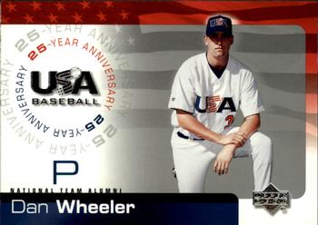 2004 Upper Deck USA 25th Anniversary #USA-25 Dan Wheeler Front