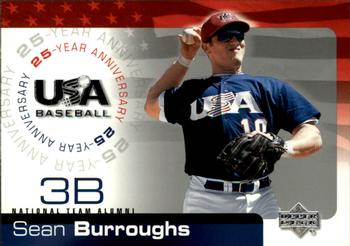 2004 Upper Deck USA 25th Anniversary #USA-34 Sean Burroughs Front