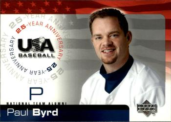 2004 Upper Deck USA 25th Anniversary #USA-35 Paul Byrd Front