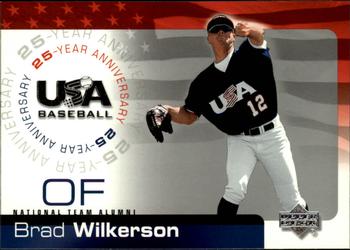 2004 Upper Deck USA 25th Anniversary #USA-42 Brad Wilkerson Front