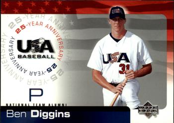 2004 Upper Deck USA 25th Anniversary #USA-48 Ben Diggins Front