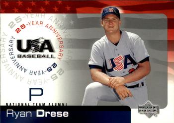 2004 Upper Deck USA 25th Anniversary #USA-50 Ryan Drese Front