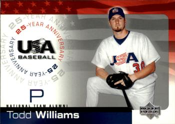 2004 Upper Deck USA 25th Anniversary #USA-52 Todd Williams Front