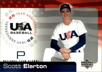 2004 Upper Deck USA 25th Anniversary #USA-55 Scott Elarton Front