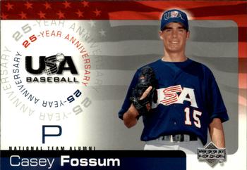 2004 Upper Deck USA 25th Anniversary #USA-59 Casey Fossum Front