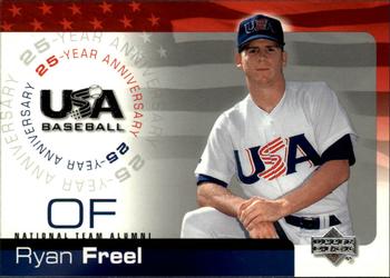 2004 Upper Deck USA 25th Anniversary #USA-62 Ryan Freel Front