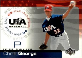 2004 Upper Deck USA 25th Anniversary #USA-65 Chris George Front