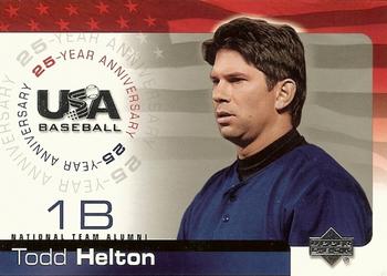 2004 Upper Deck USA 25th Anniversary #USA-81 Todd Helton Front